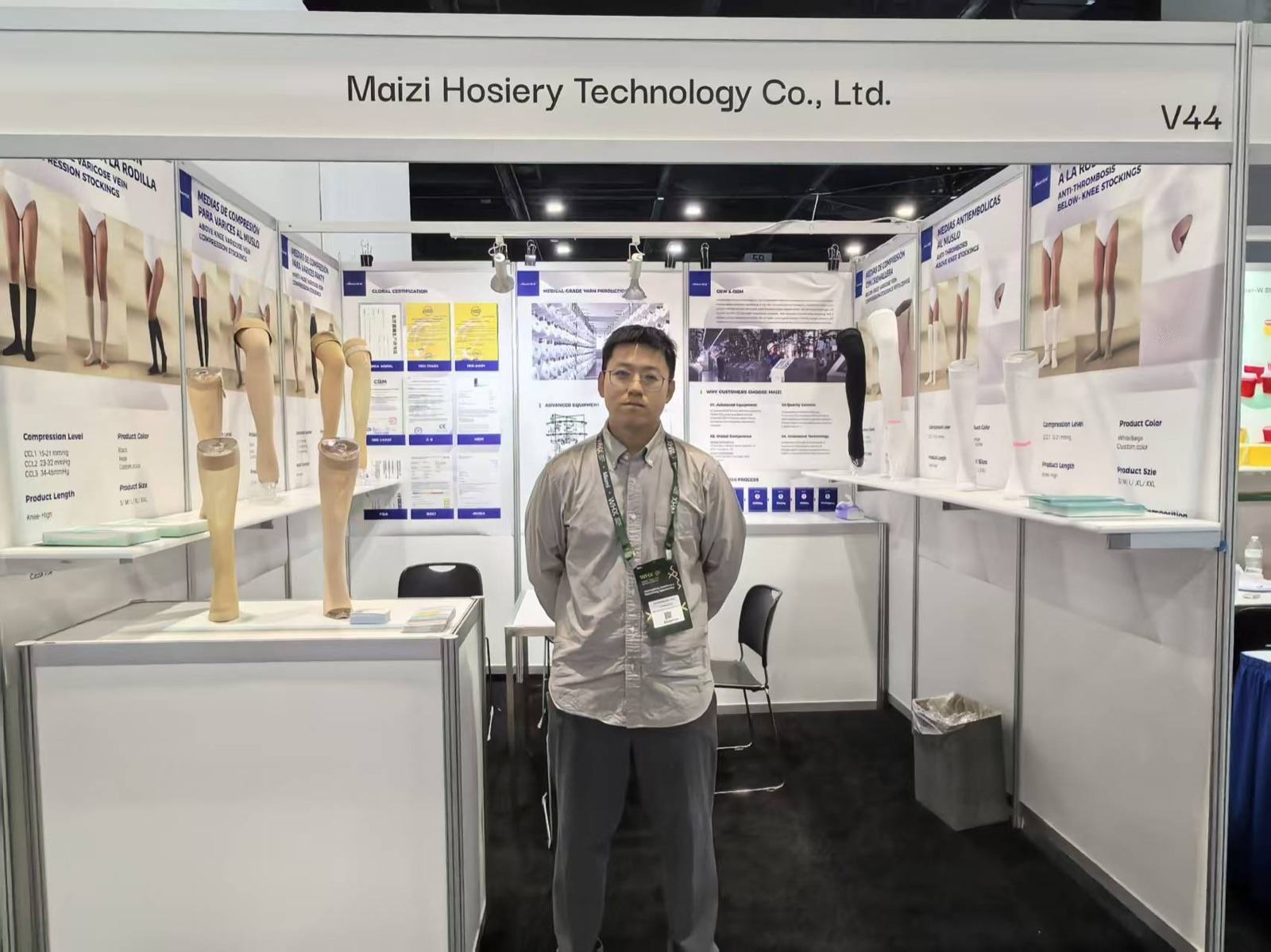 MAIZI booth V44 at WHX Miami 2026