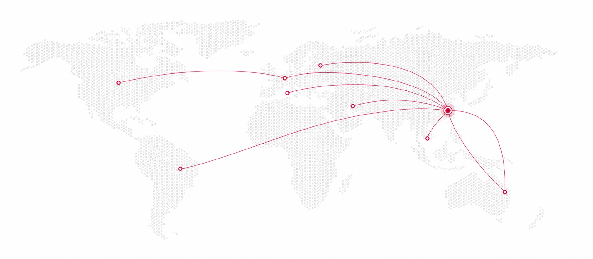 MAIZI global sales and service network map